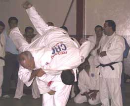 2002 national judo clinic in Costa Rica